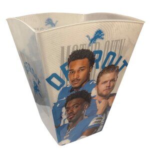 Detroit Lions Plastic Popcorn Bucket Featuring Players & Logo